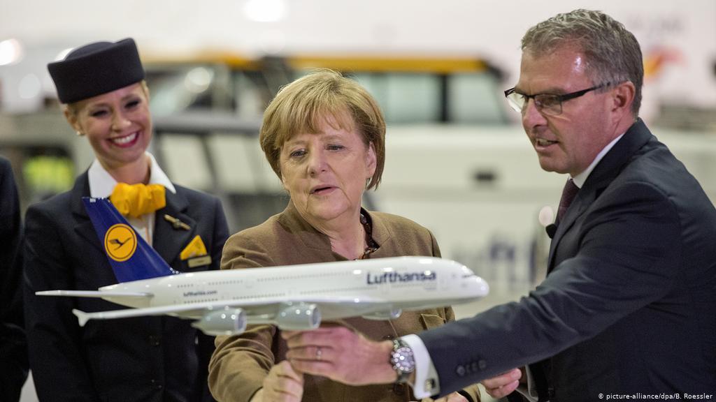 Merkel: Lufthansa