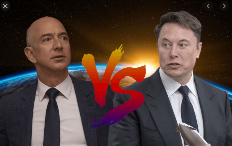 Musk vs Jeff Bezos: Amazon