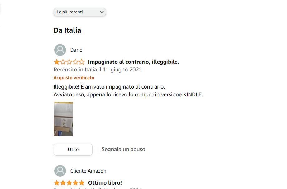 La prima recensione