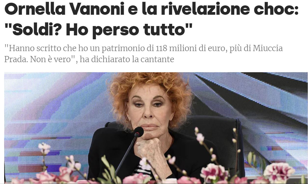 Soldi e Vip un rapporto difficile