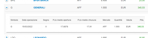 Nice Trade su Generali