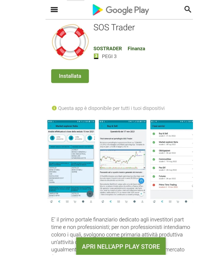 App di SosTrader