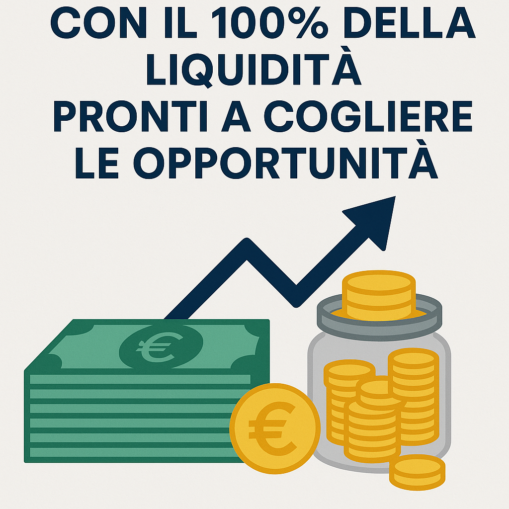 Con il 100% della liquidità