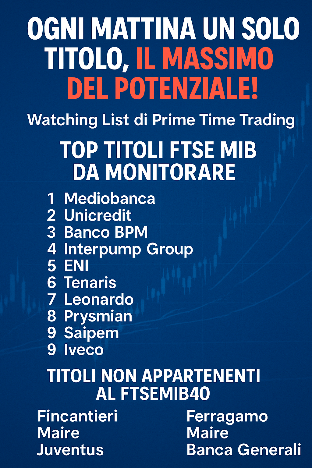 OGNI MATTINA UN SOLO TITOLO