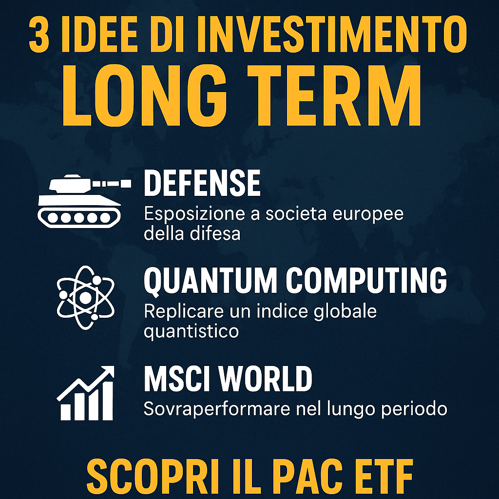 3 IDEE DI INVESTIMENTO
