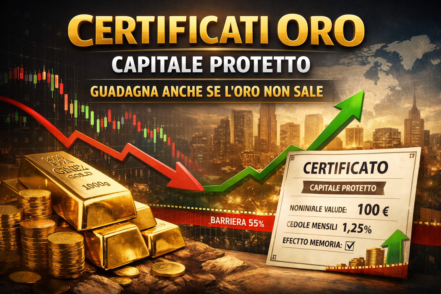 Certificati Cash Collect Oro