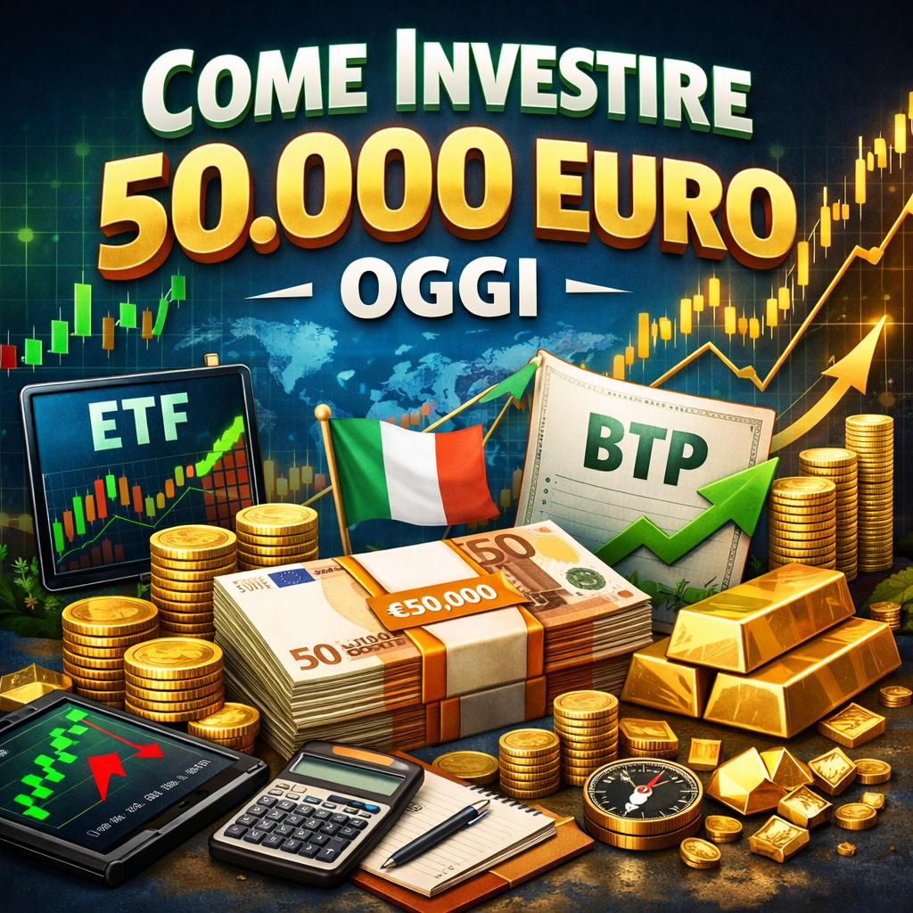 Come investire 50.000 euro oggi
